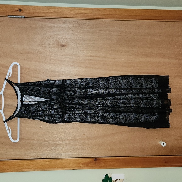 Cute Black Lace Dress - Picture 1 of 5